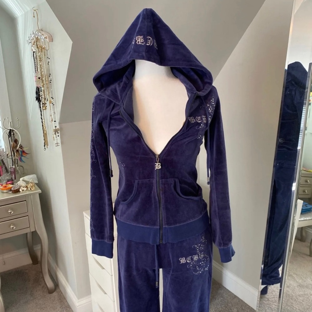 BCBG maxazria velour tracksuits